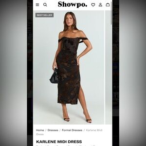 NWT! Showpo Karlene Midi Dress 
US size 6